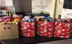 Christmas food hampers and presents for residential care home 2019